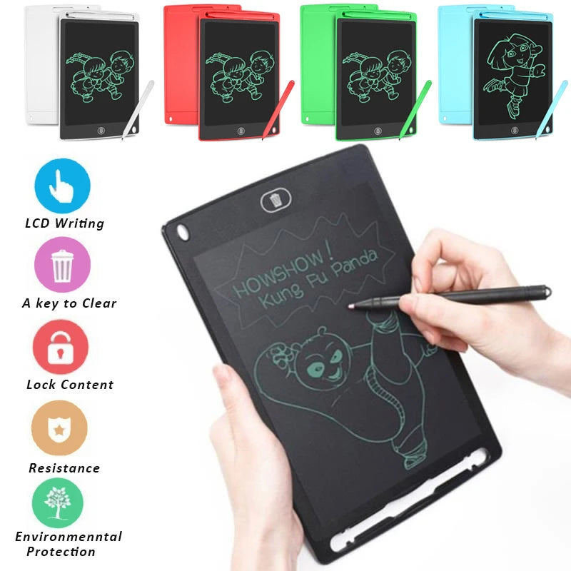 LCD Writing Tablet 8.5Inch E-Note Pad Best Birthday Gift for Kids